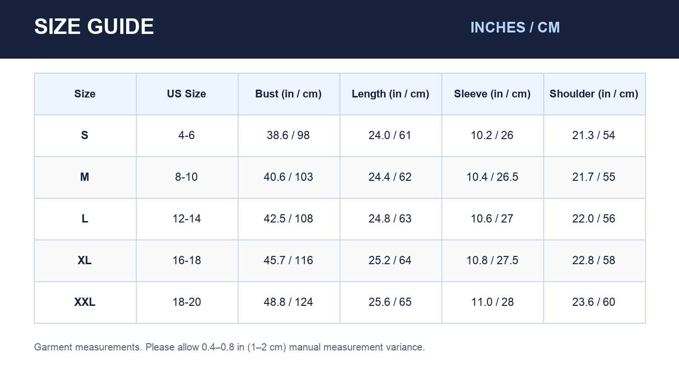 Women's Ruffle Sleeve Crew Neck T-Shirt – Relaxed Solid Summer Top US size guide