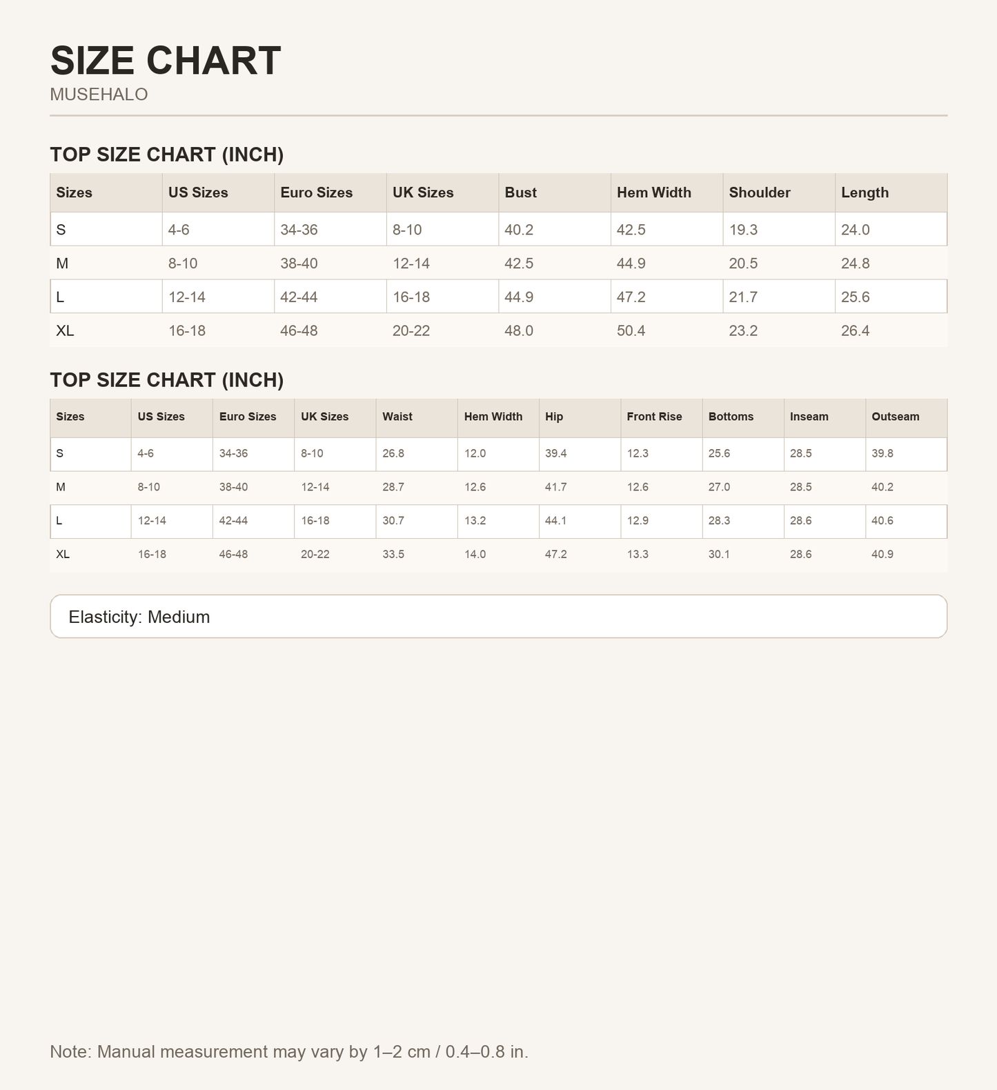 Mint Green V Neck Tee Pant Set size chart