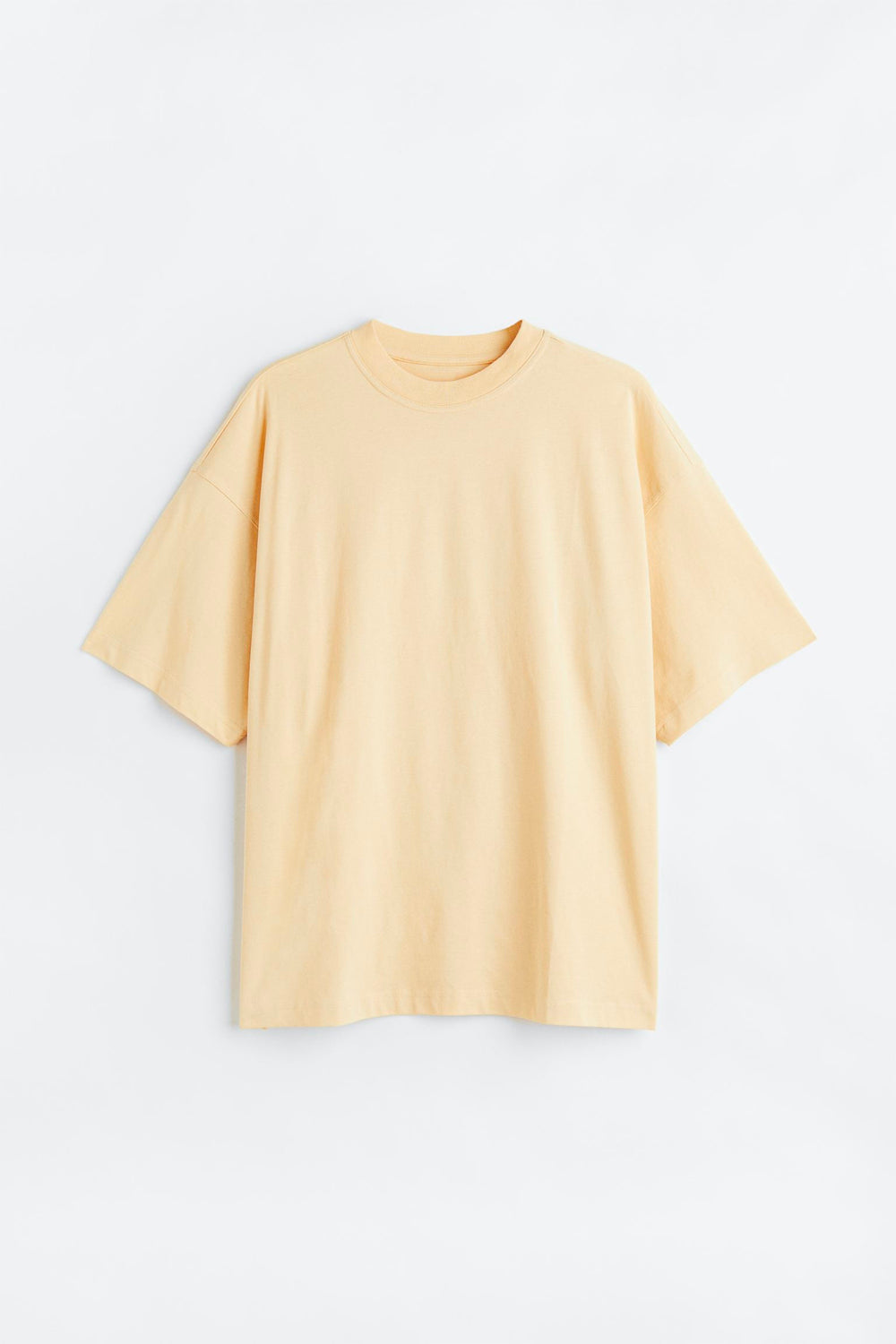 Oversized Fit Cotton T-shirt in LightYellow – product view 15