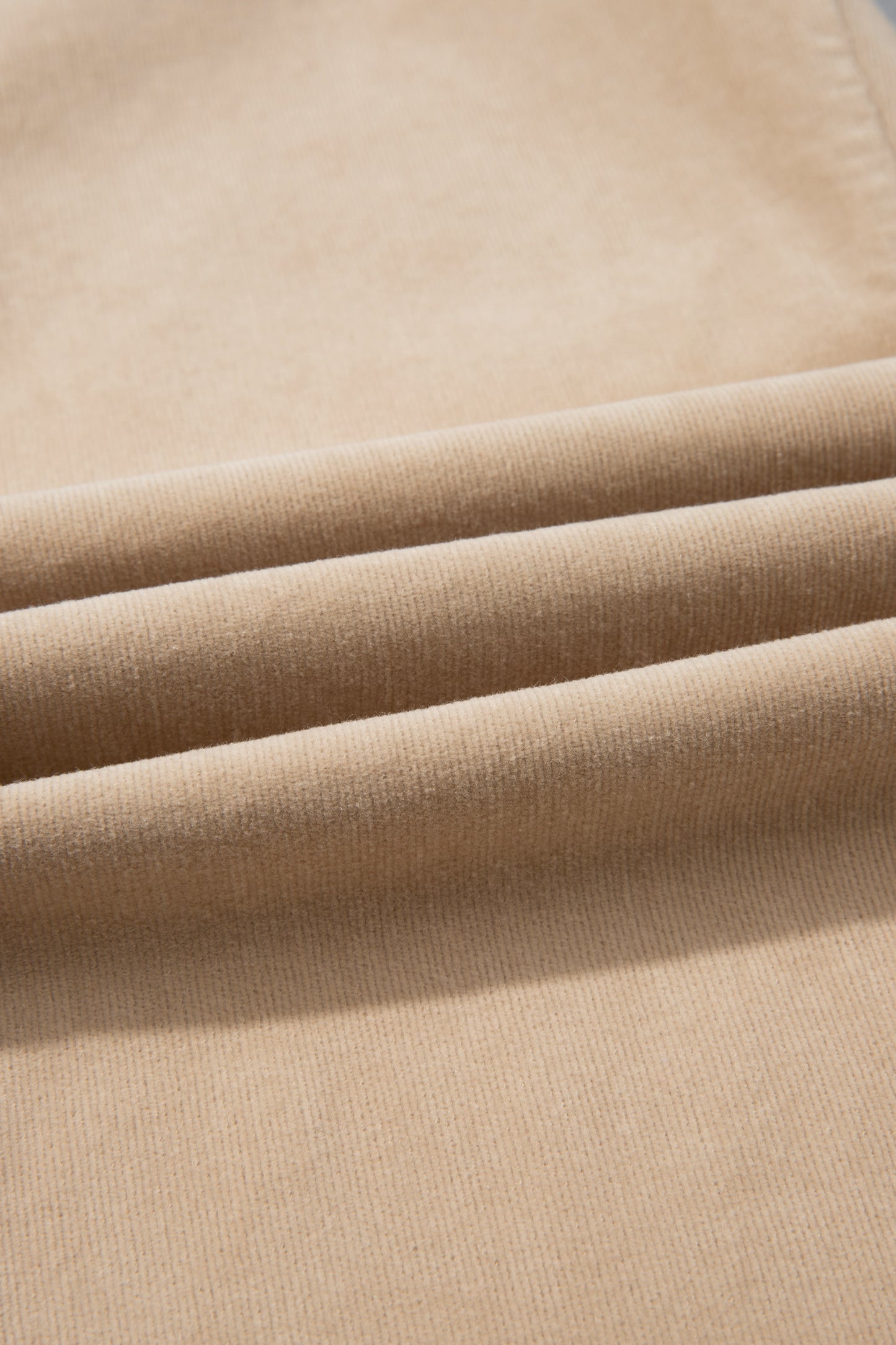 Smoke Gray Corduroy Side Panel Colorblock Straight Leg Pants