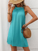 Women's Halter Swing Dress – Sleeveless Loose Fit Summer Mini Dress image 3