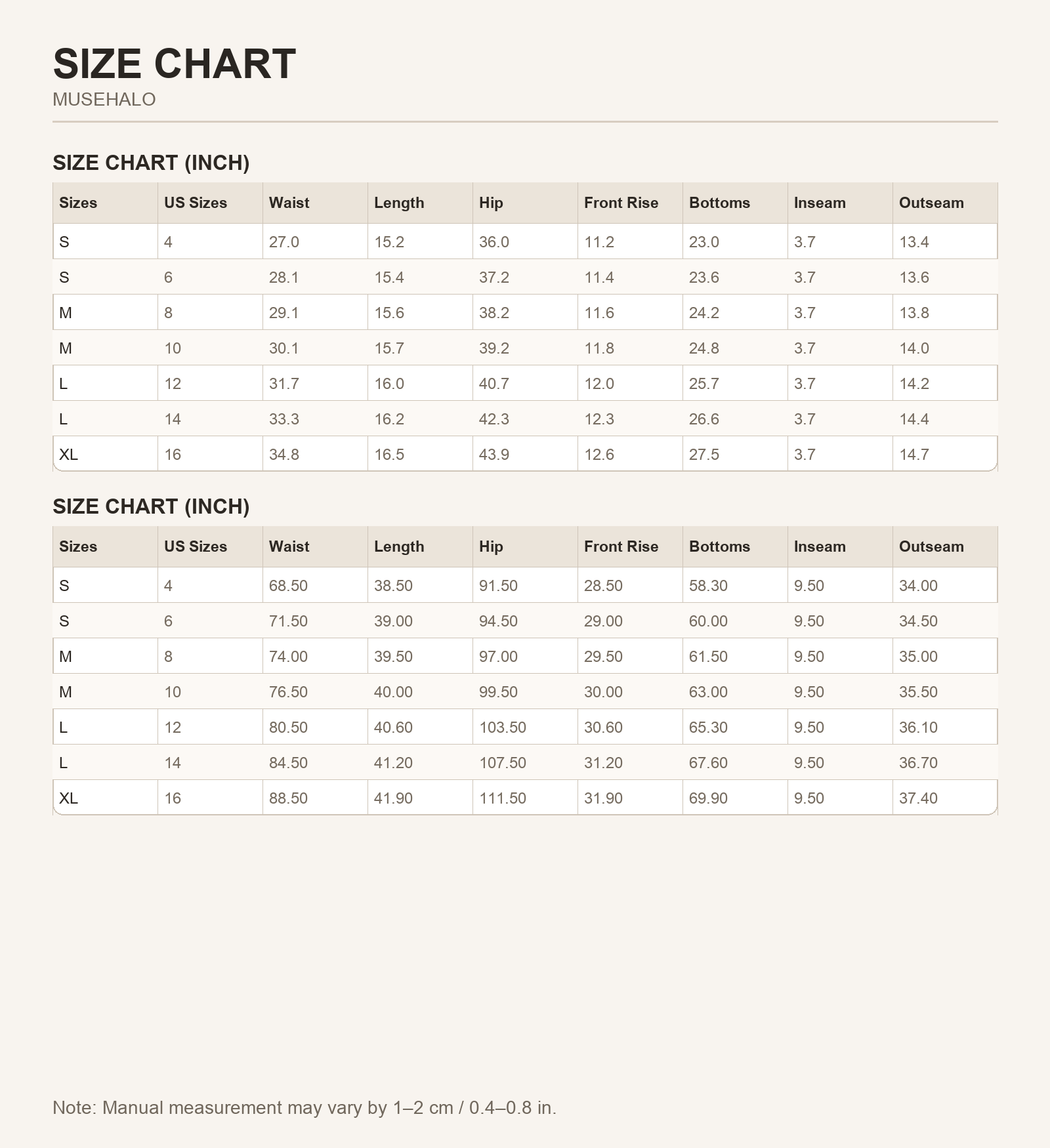 Ashleigh Blue Wrapped Denim Skort Size Chart