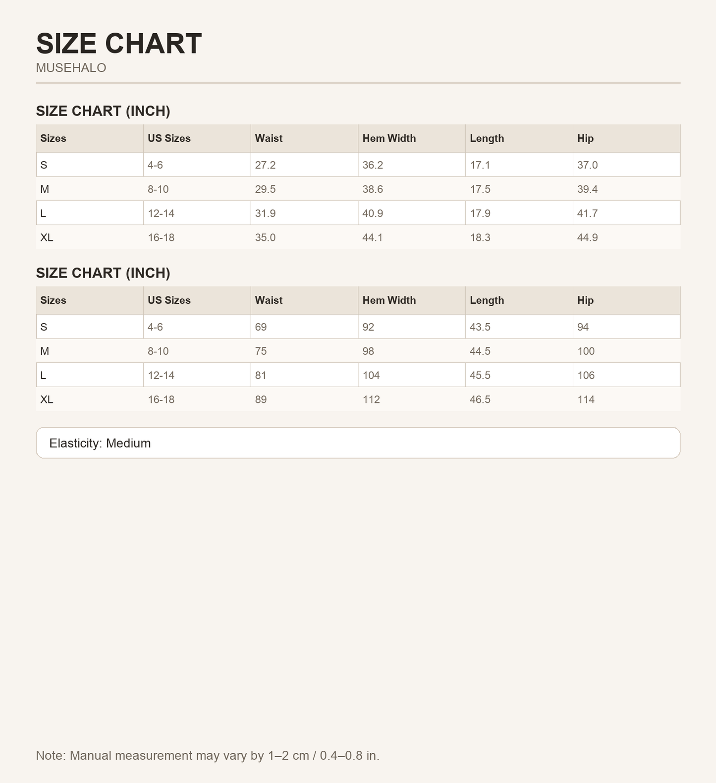 Black PU Leather Side Slits Mini Skirt Size Chart