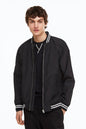 Bomber Jacket in black – product view 2