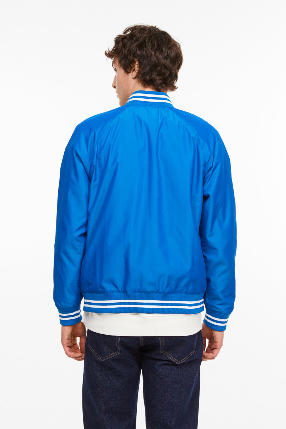 Bomber Jacket in blue – product view 9