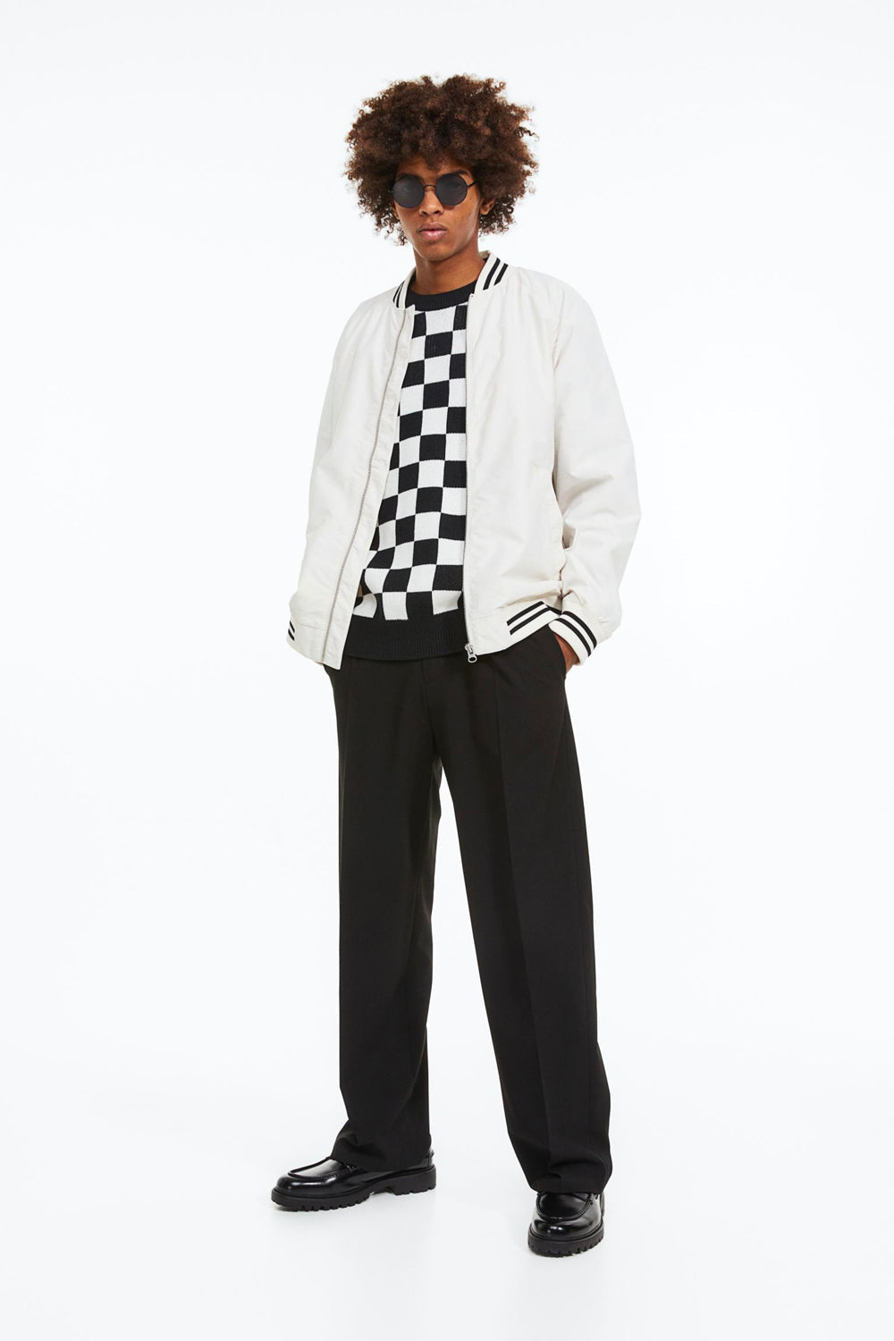 Bomber Jacket in oldlace – product view 16
