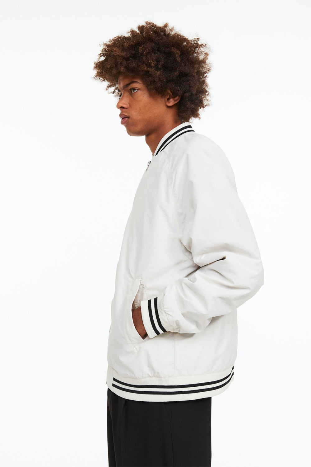 Bomber Jacket in oldlace – product view 18