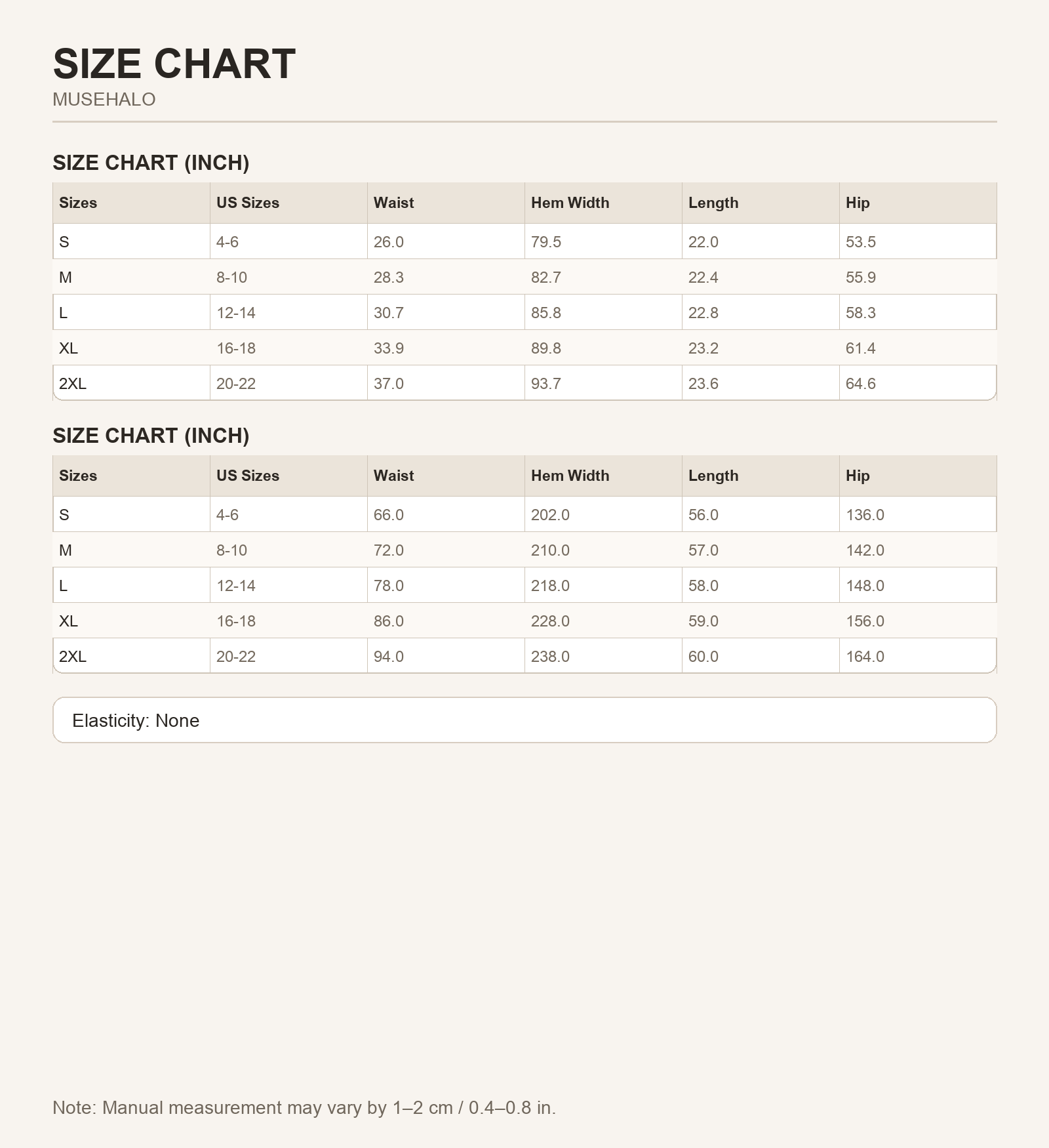 Brown Textured Pleated Midi Skirt Size Chart
