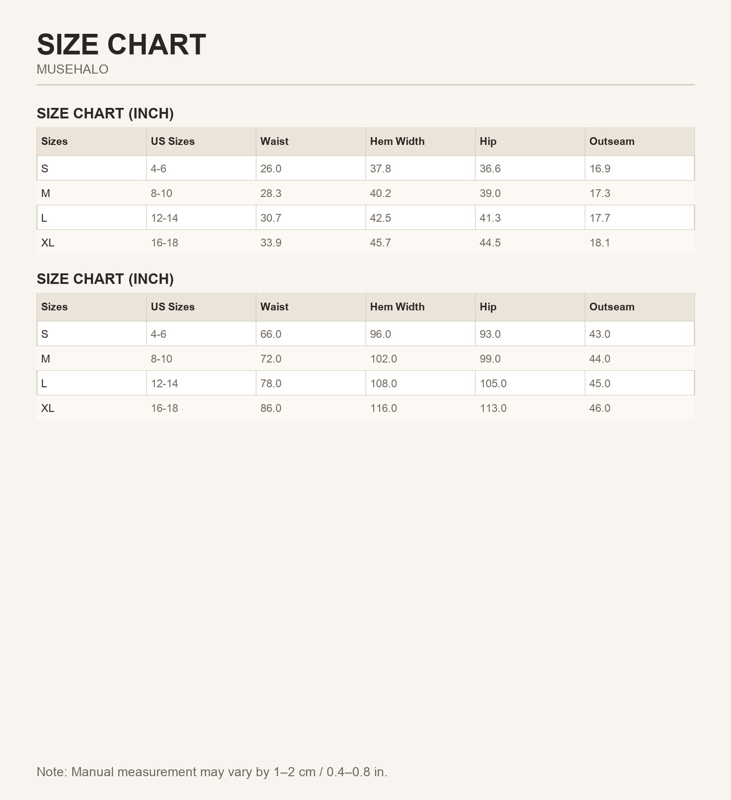 Dusk Blue Bowknot Denim Skirt Size Chart
