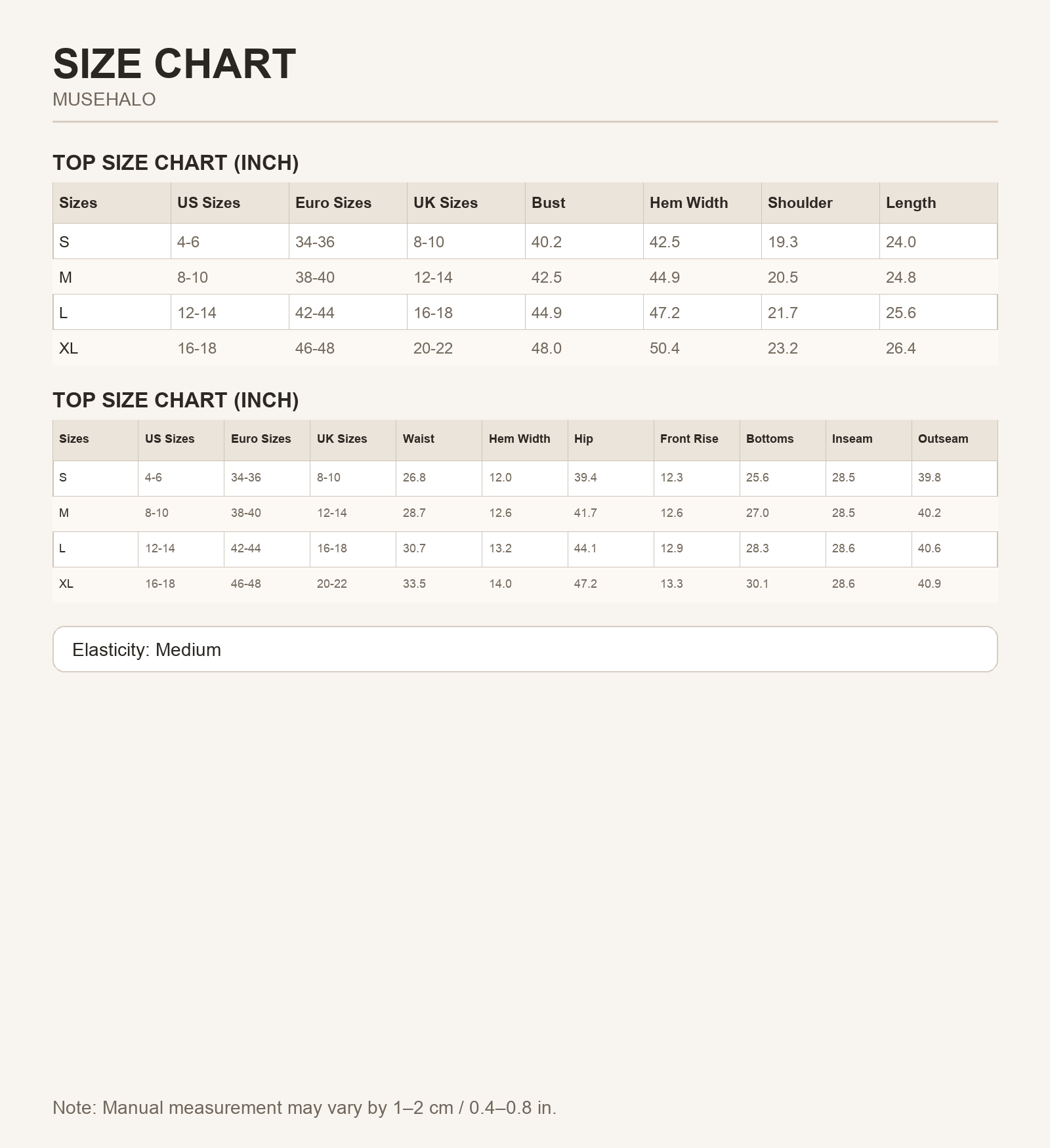 Mint Green V Neck Tee Pant Set size chart