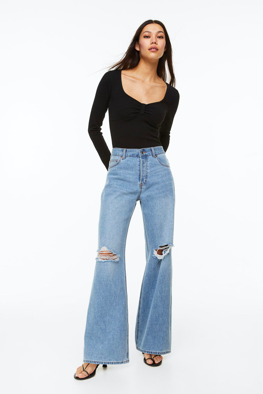 Ribbed Jersey Bodysuit – product view 2