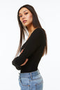 Ribbed Jersey Bodysuit – product view 3