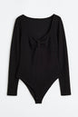 Ribbed Jersey Bodysuit – product view 5