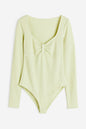 Ribbed Jersey Bodysuit – product view 10