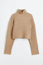 Ribbed Mock Turtleneck Sweater – product view 5