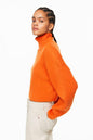 Ribbed Mock Turtleneck Sweater – product view 7