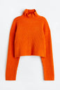 Ribbed Mock Turtleneck Sweater – product view 10