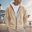 Men's polyester fleece zip-up hoodie 2