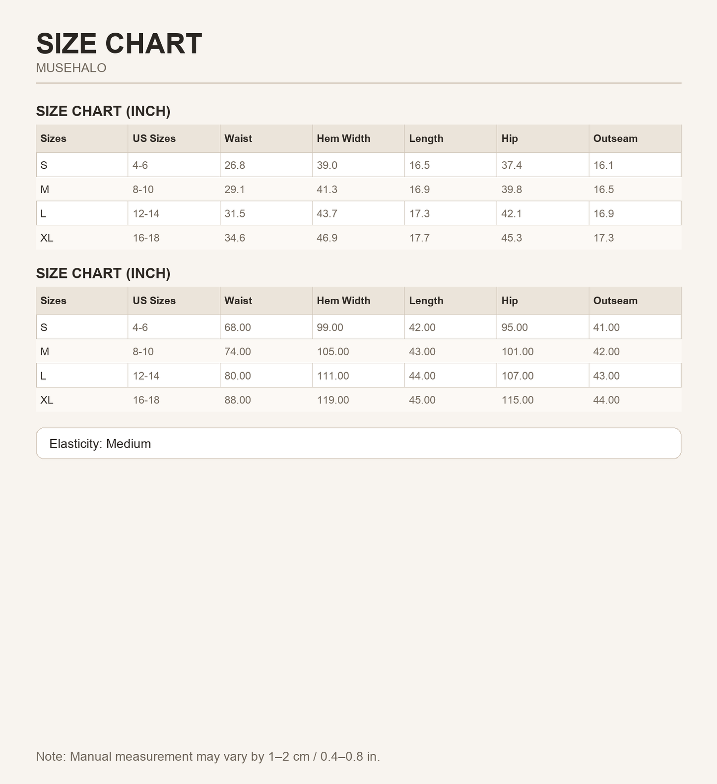 White Western Cactus Denim Skirt Size Chart
