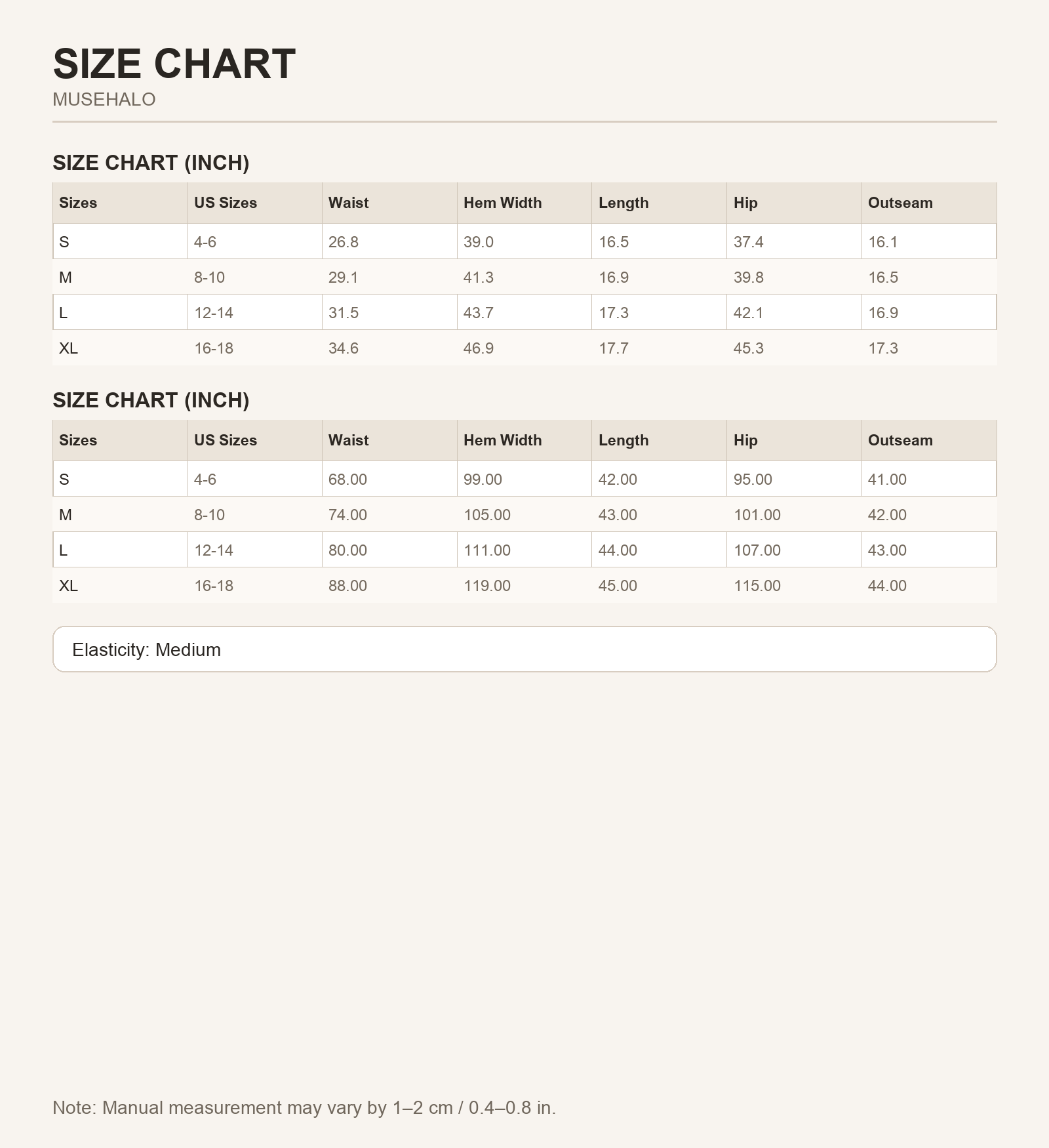 White Western Cactus Denim Skirt Size Chart